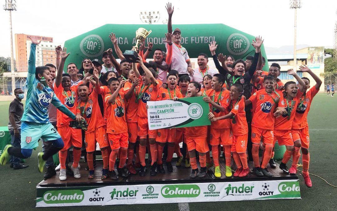 LA SUB 11 ES CAMPEONA DE LA LIGA ANTIOQUEÑA
